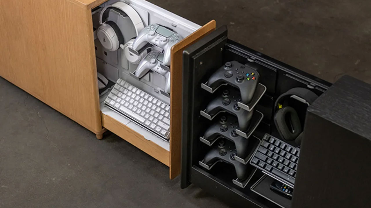 340 End Table is modular storage solution for peripherals
