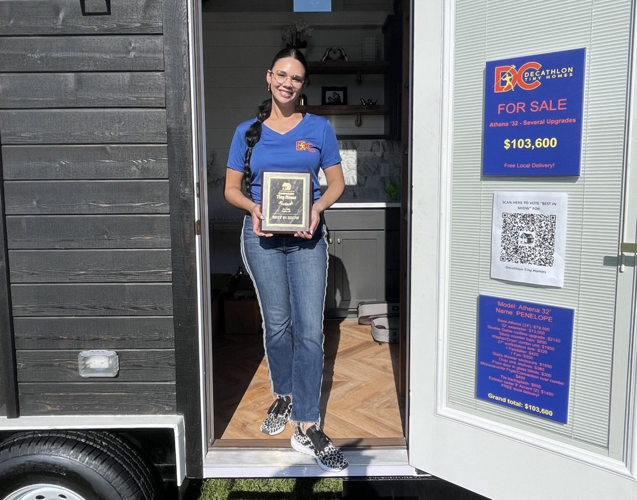 April Terry of Decathlon Tiny Homes
