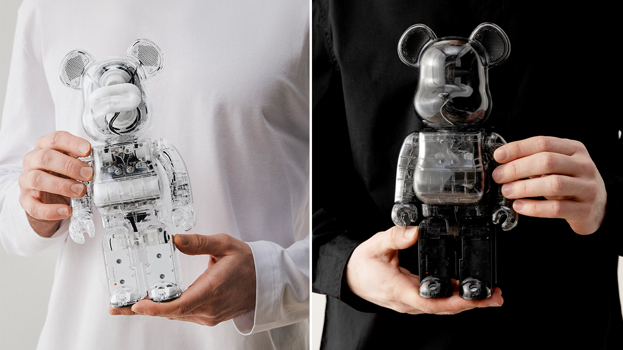 Transparent new BE@RBRICK 400% Bluetooth Speaker is Groovy