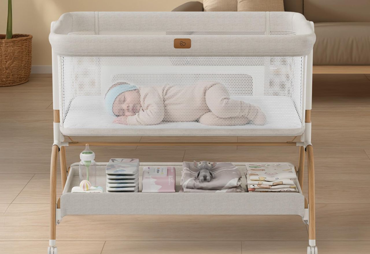 Baby Bassinet Bedside Crib