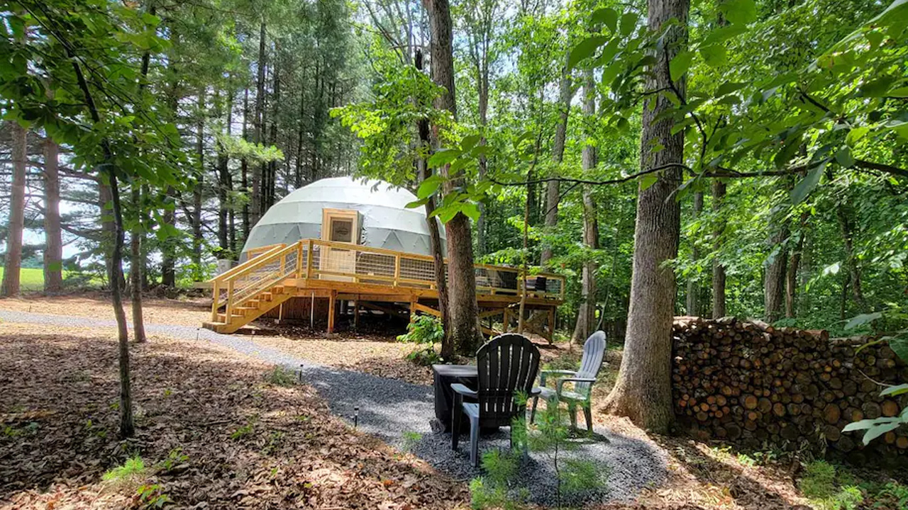 Bluestone Glamping Dome in Peterstown, West Virginia, United States