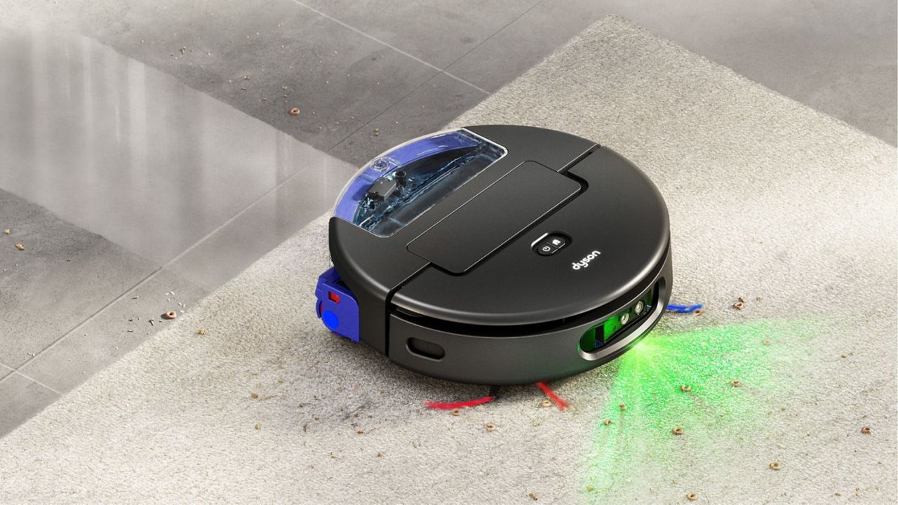 Dyson’s First Ever Robot Vacuum and Mop Uses AI, Green Light and Onboard Camera to Spot Stains on Your Floor