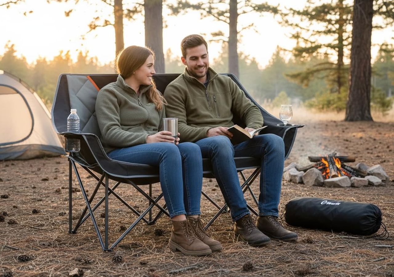 EMERIT Oversized Fully Padded Camping Chair