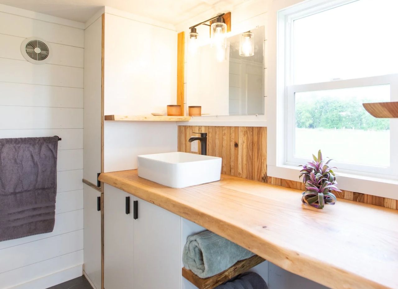 Elderberry tiny home on wheels