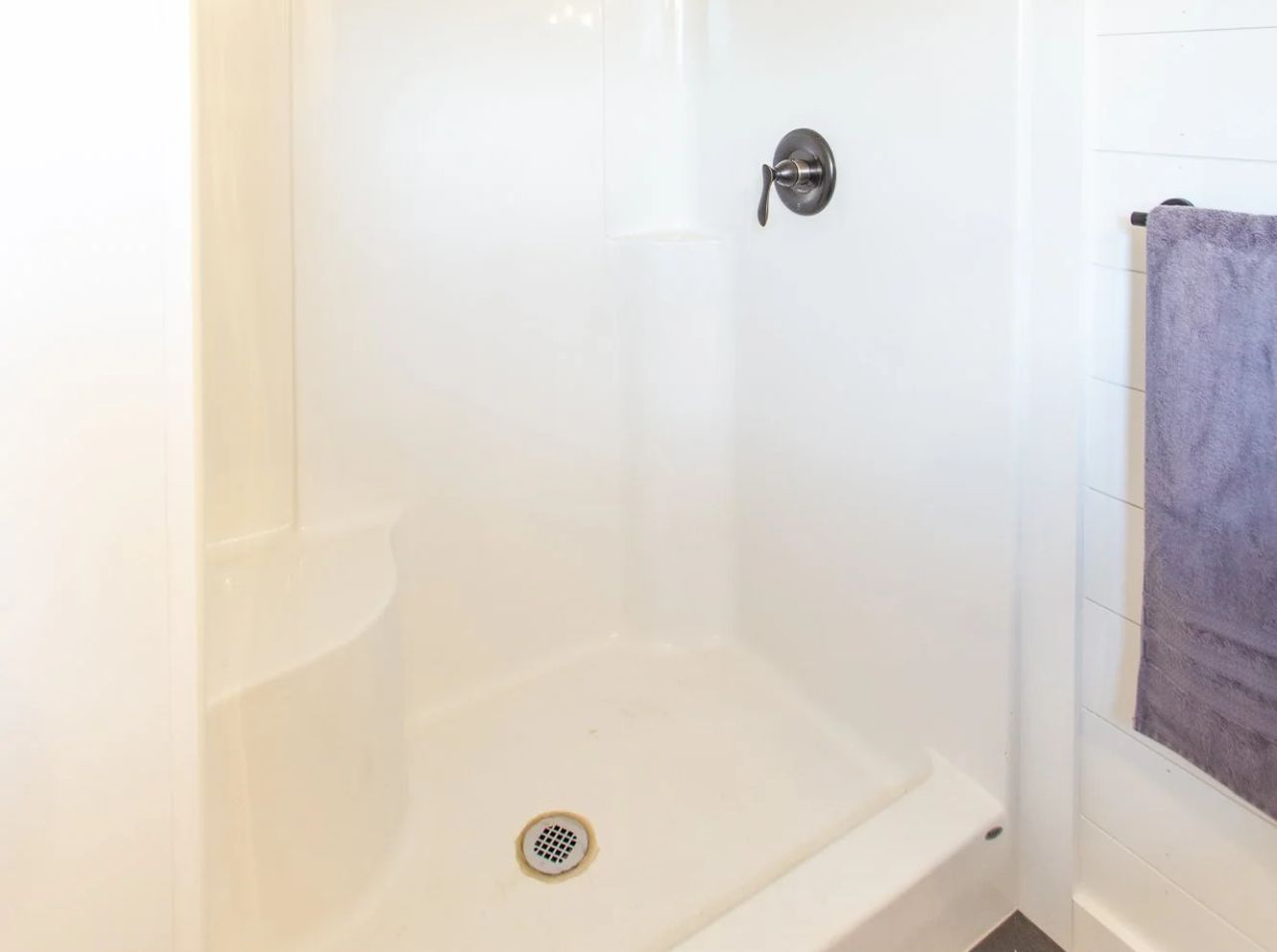 Bathroom of Elderberry tiny home on wheels