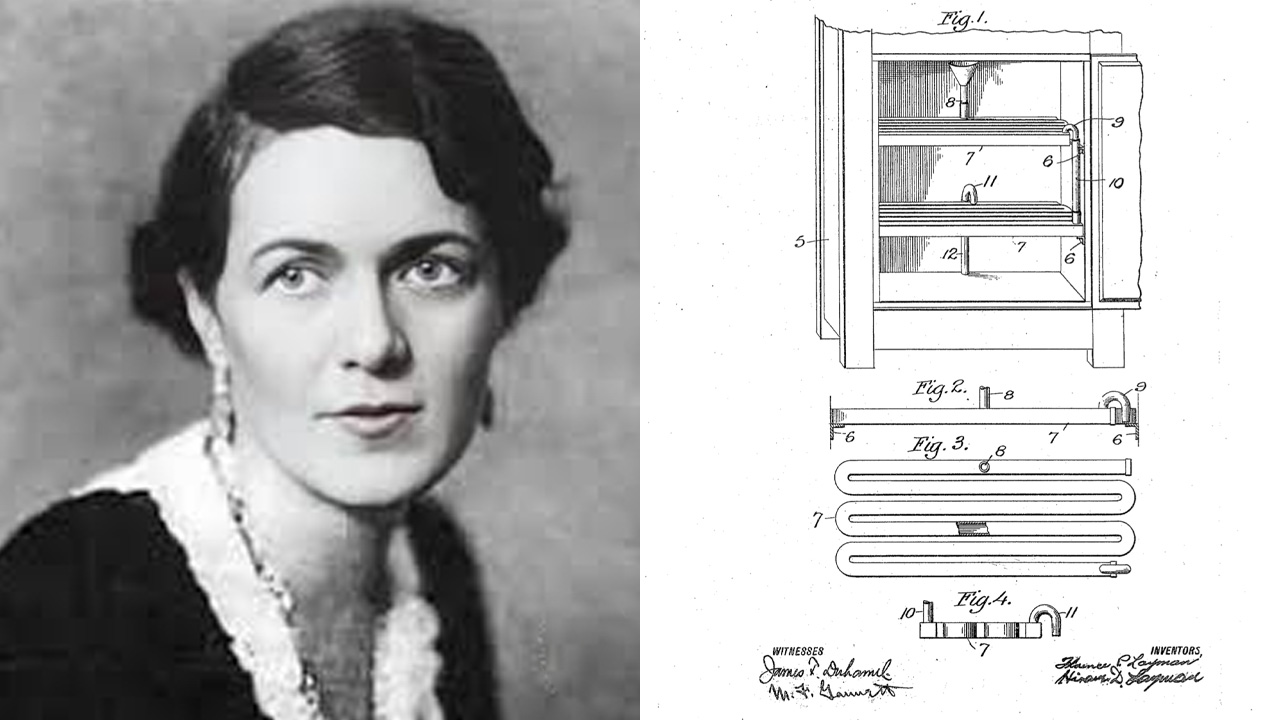 Electric-refrigerator-by-Florence-Parpart---woman-inventor-fom-history