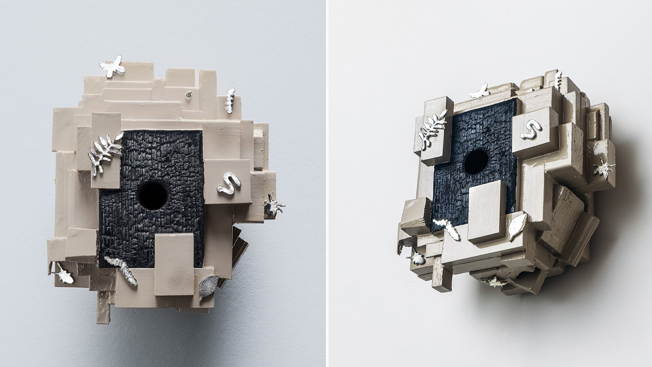 Entitan Birdhouse by Kajsa Willner is Especially Designed for Marsh Tit Bird