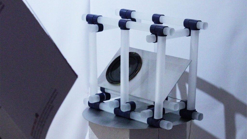 Eski.Sub Glass Loudspeaker by Marek Kounovský Inspired by Brutalist Architecture