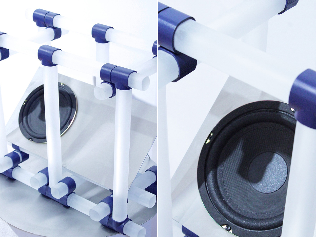 Eski.Sub Glass Loudspeaker by Marek Kounovský Inspired by Brutalist Architecture