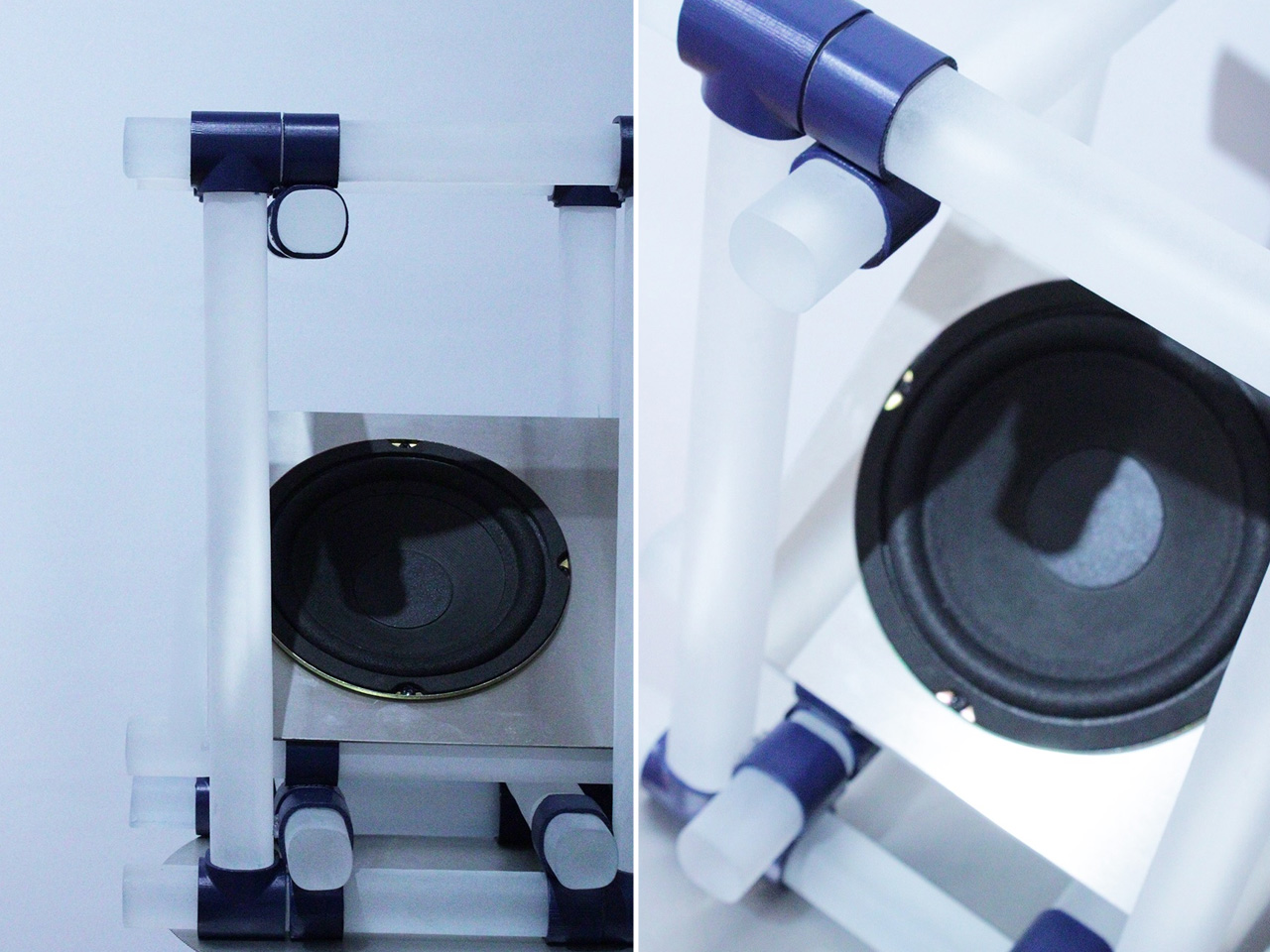 Eski.Sub Glass Loudspeaker by Marek Kounovský Inspired by Brutalist Architecture