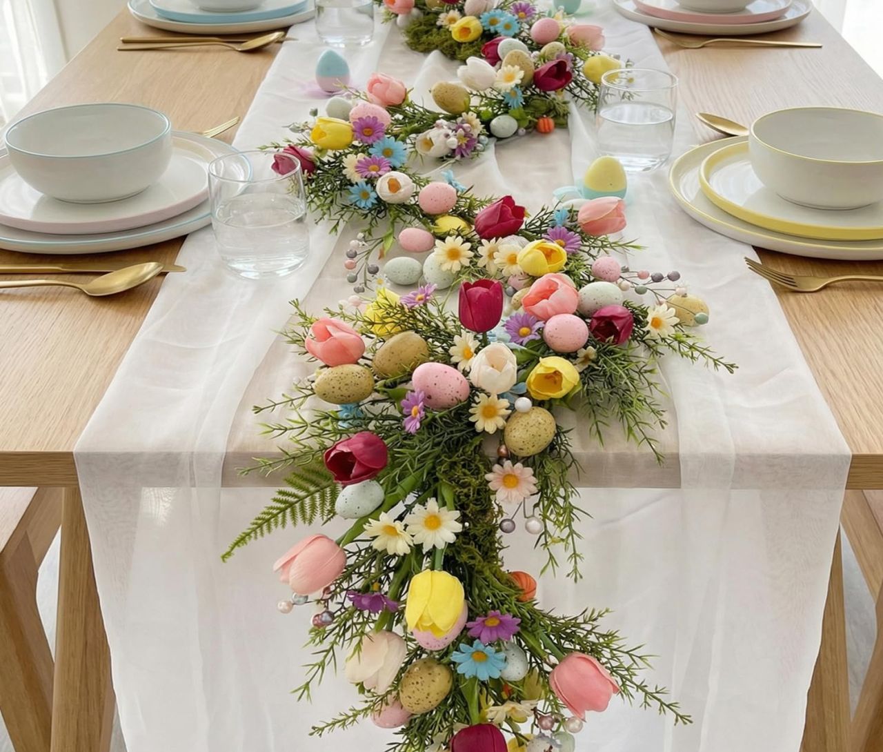 Flower Easter Garland