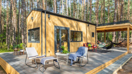 Forest tiny house in Poland
