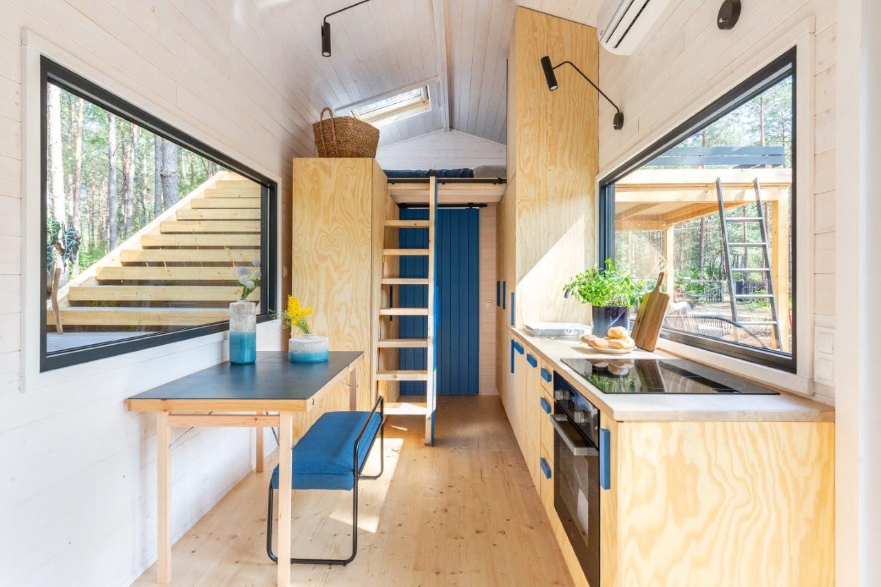 Forest tiny house in Poland