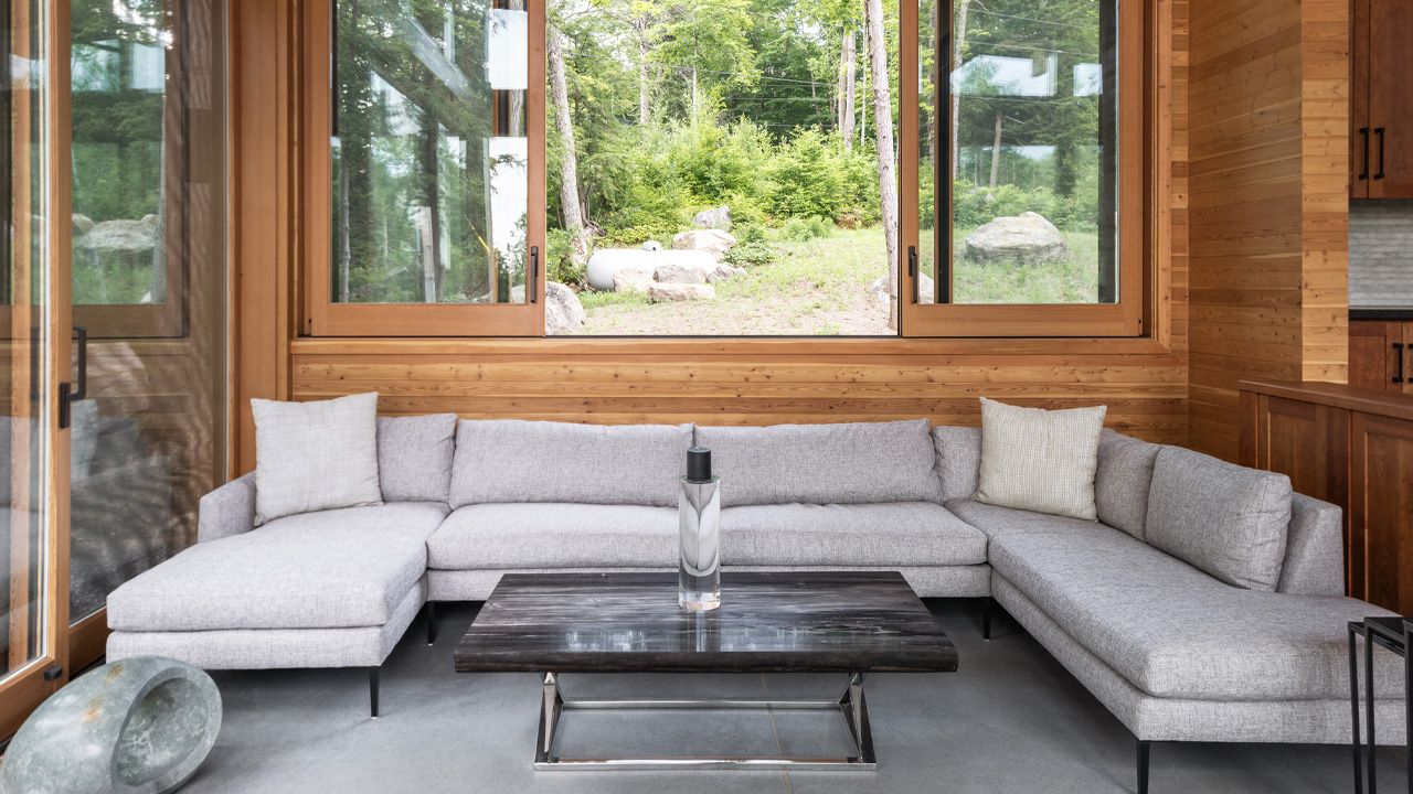 Heated Rivalry Cottage Available on Airbnb - living area