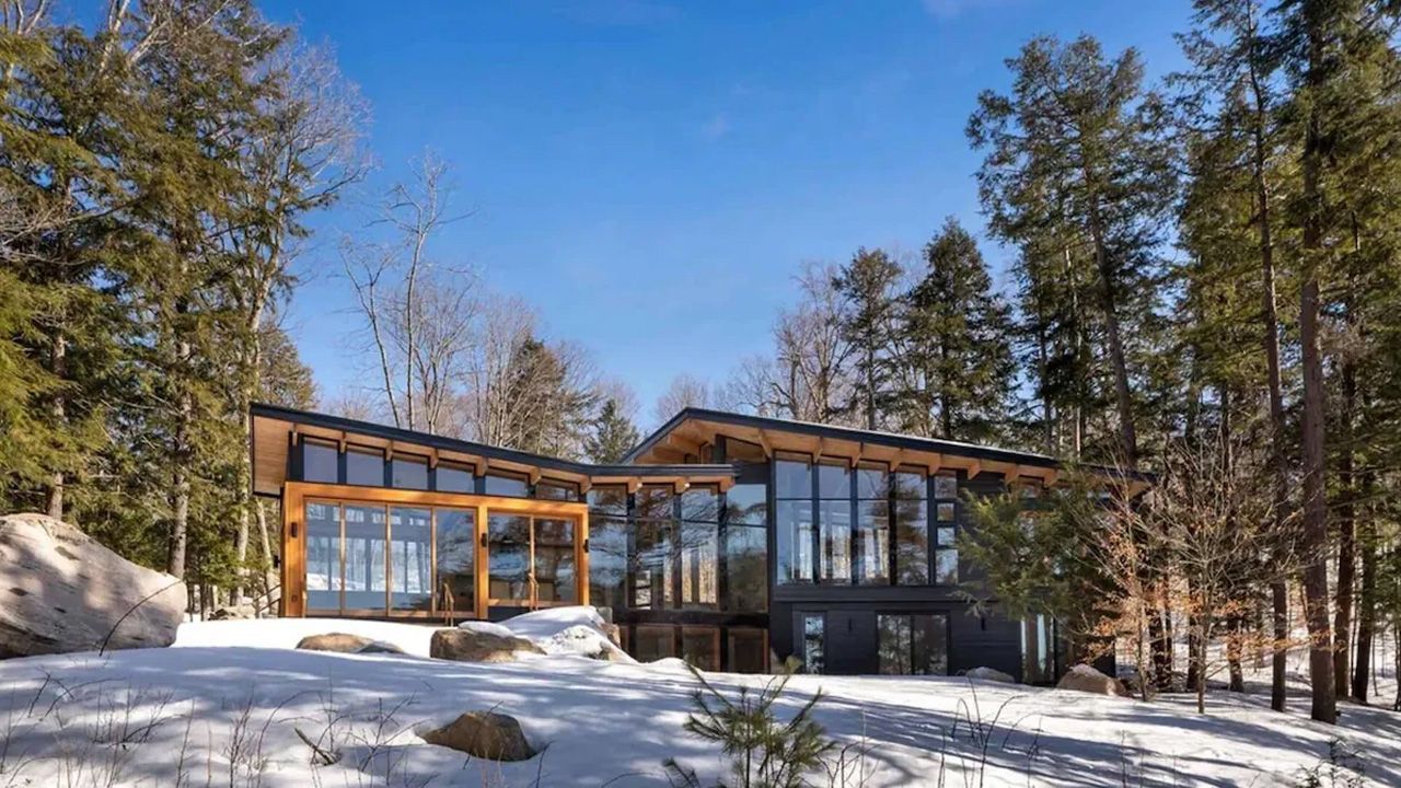 Heated Rivalry Cottage Available on Airbnb - winter view 1