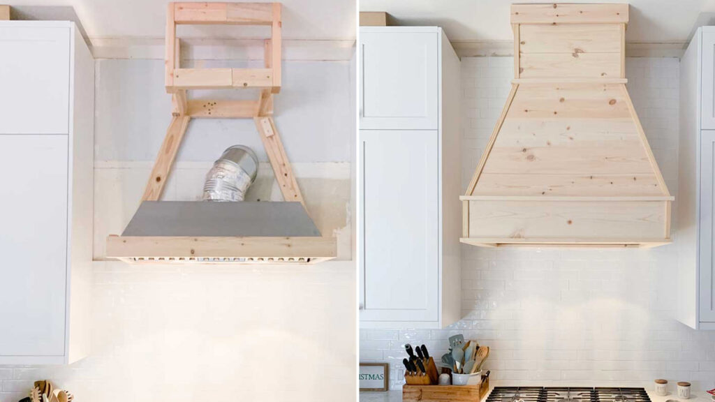 How to Build Farmhouse Range Hood Cover to Boost Your Kitchen Aesthetics Under $200