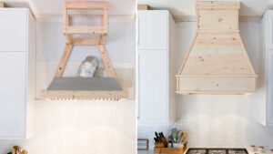 How to Build Farmhouse Range Hood Cover to Boost Your Kitchen Aesthetics Under $200
