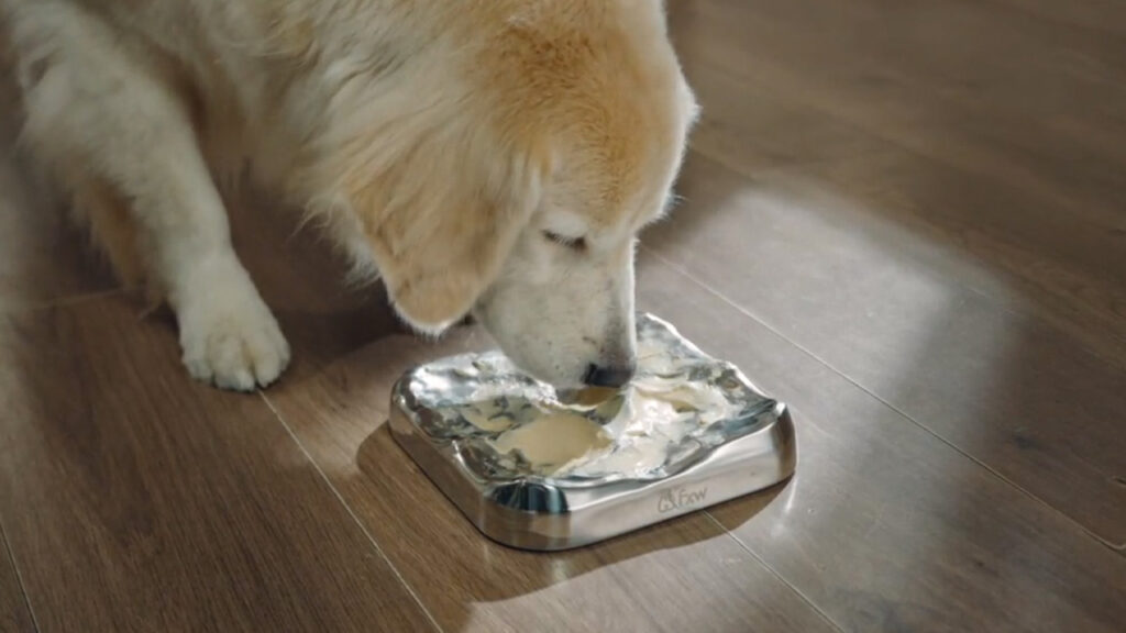 This Stainless Steel Lick Pad Turns Your Dog’s Licking Into Calming Ritual IntoFlow Lick Pad_4