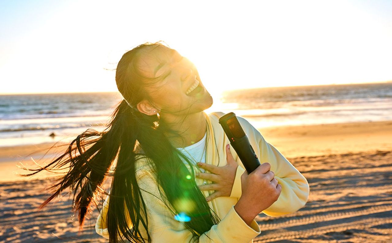 JBL PartyBox On‑The‑Go 2 Plus Speaker Uses EasySing Wireless Mic With AI Vocal Removal for Easy Karaoke