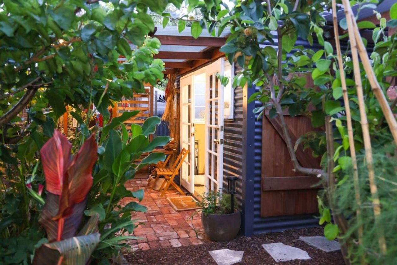 Jodie Builds $20K Tiny House in Her Urban Permaculture Garden in Perth