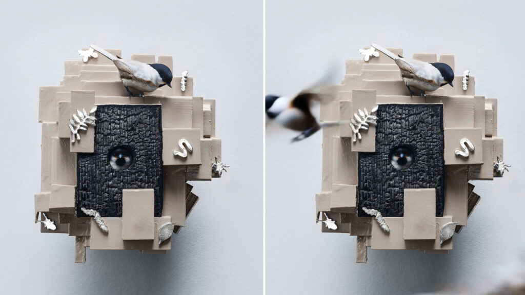 Entita Birdhouse for Marsh Tit Explores Concept of Home Through Design and Architecture Kajsa Willner_Entitan Birdhouse