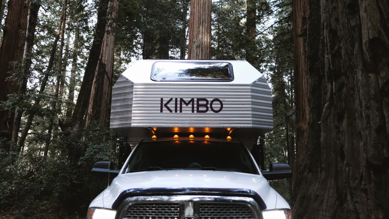 Kimbo 8 Aluminum Truck Camper -exterior design from front