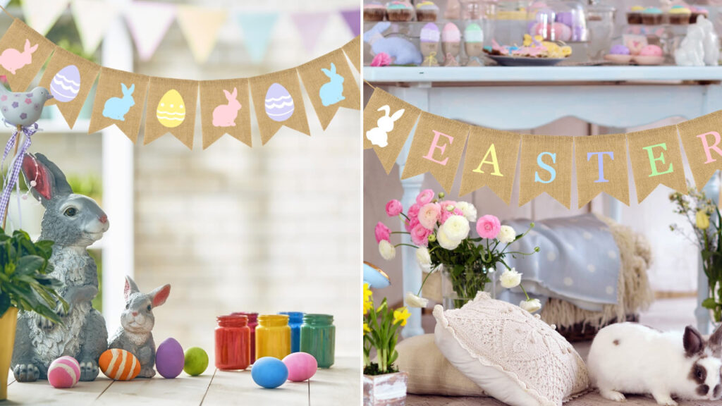 Lovley Easter Bunny Banners to Make a Statement