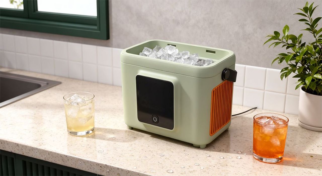Miocube Mini Icemaker is Perfect for Both Home and Travel Use