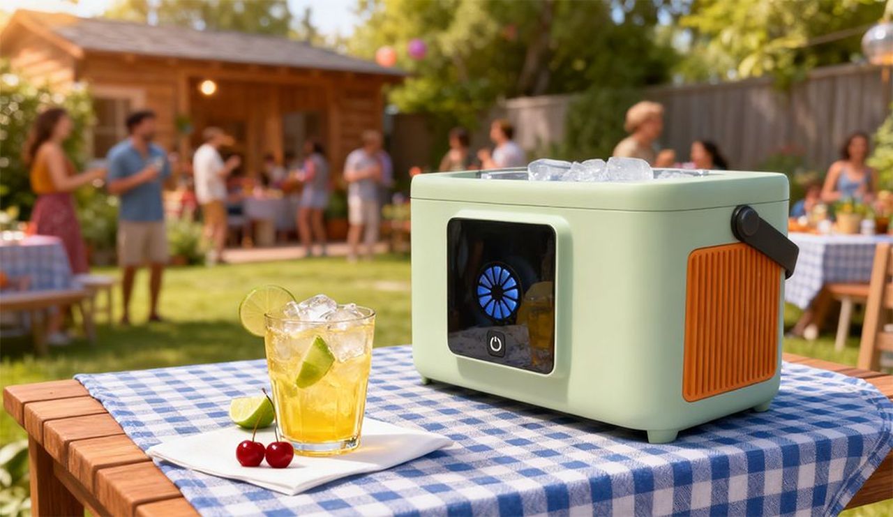 Miocube Mini Icemaker is Perfect for Both Home and Travel Use