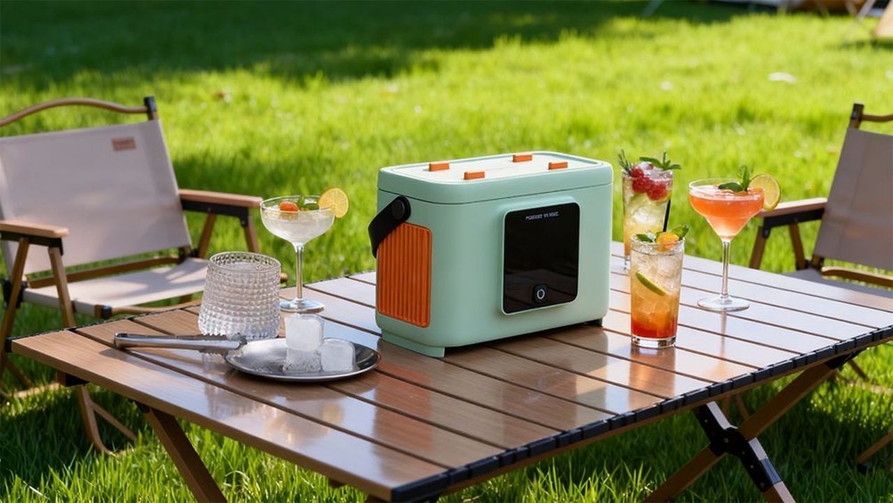 Miocube Mini Icemaker is Perfect for Both Home and Travel Use