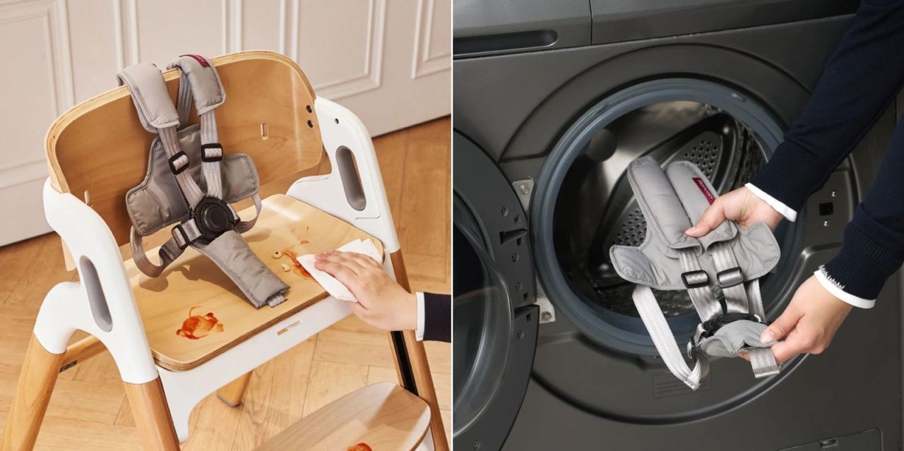 Momcozy DinerPal Wooden High Chair