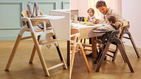 Momcozy DinerPal Wooden High Chair at sale