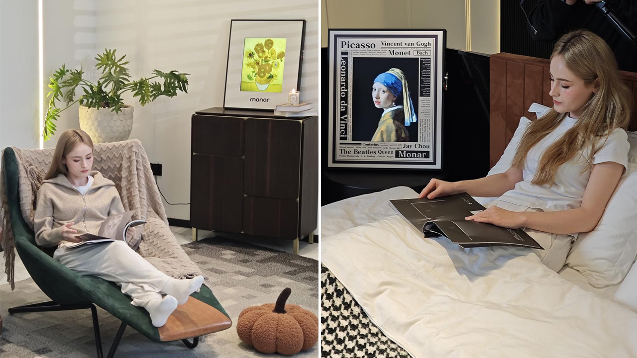 Monar Canvas Speaker Doubles as Digital Wall Frame