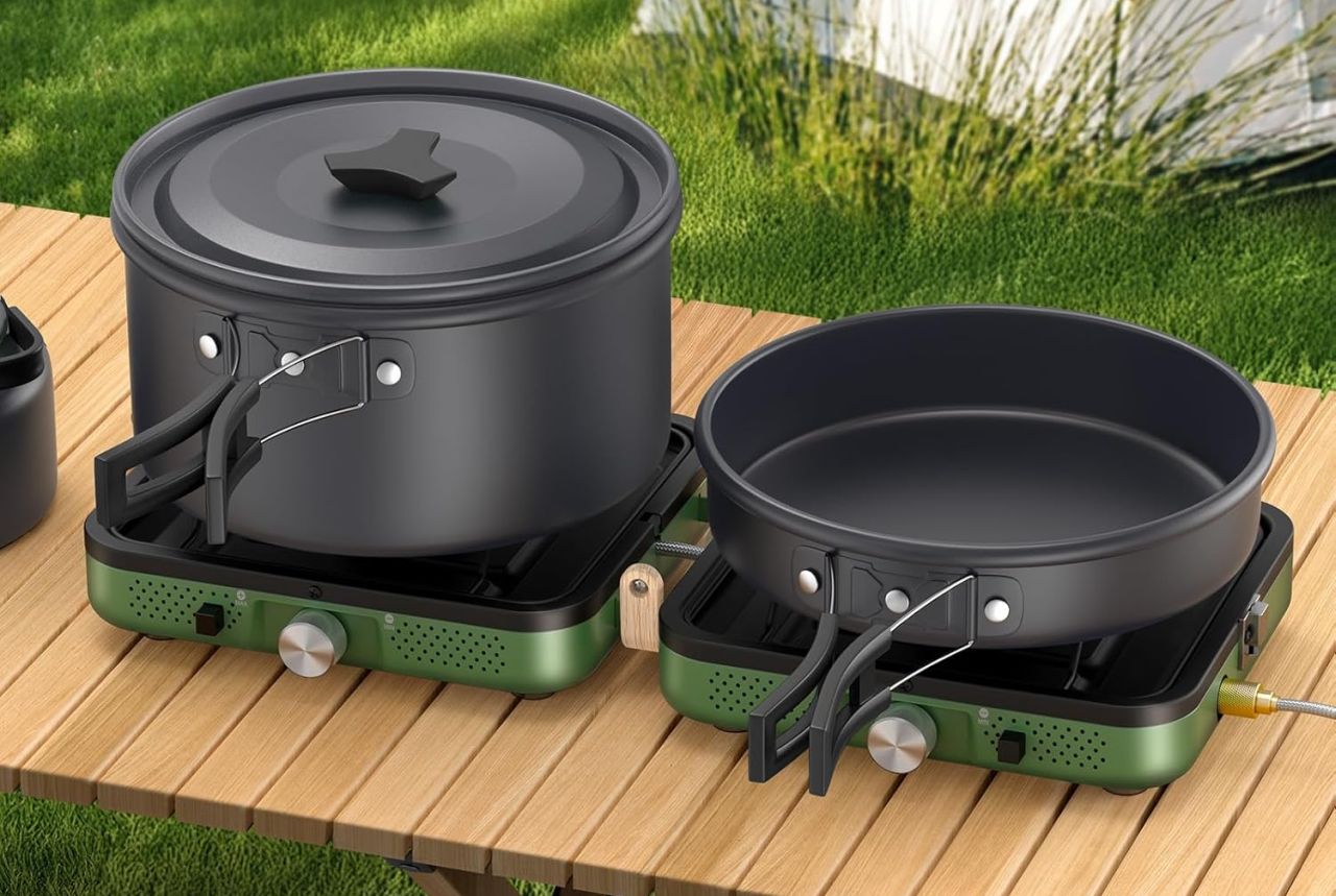 OGERY 2-Burner Foldable Camping Stove