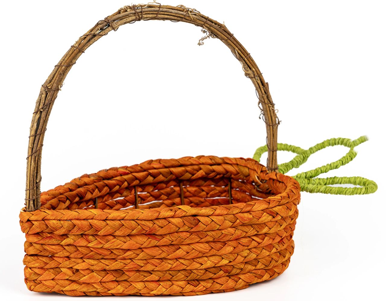 Orange Carrot Shaped Basket