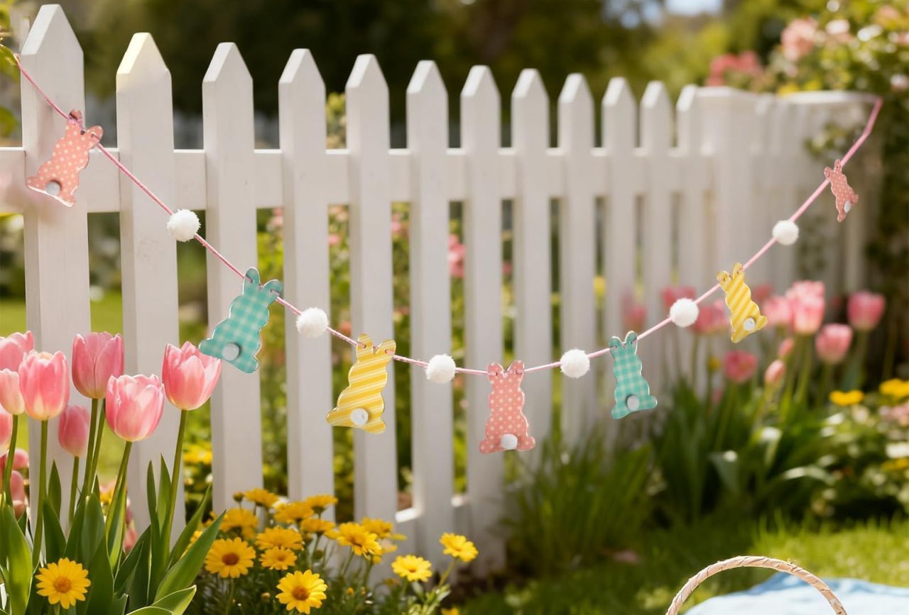 Pastel Rabbits Garland