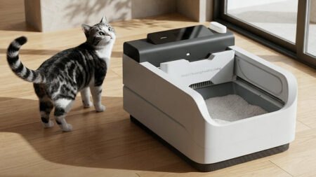 Petalas Cat Litter Box With AI Health Monitoring System