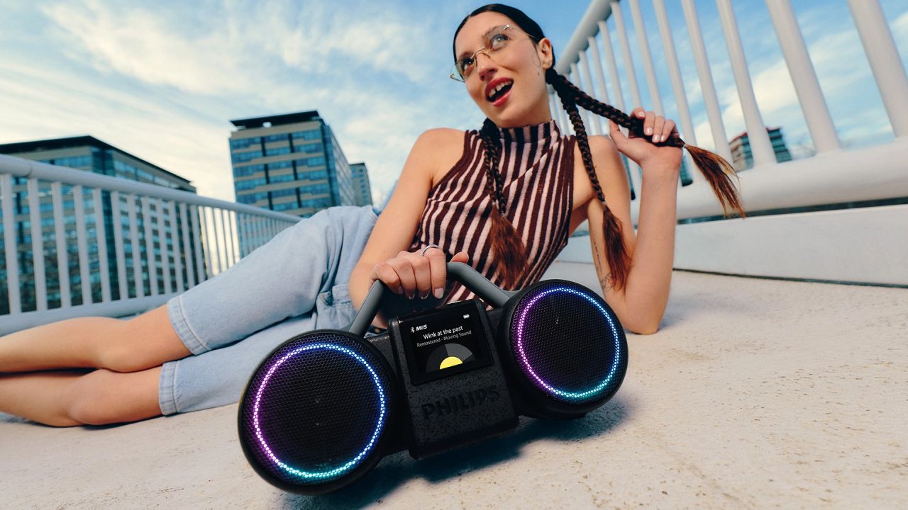 Philips Bets on 1980s Aesthetic for its New Moving Sound Portable Speakers