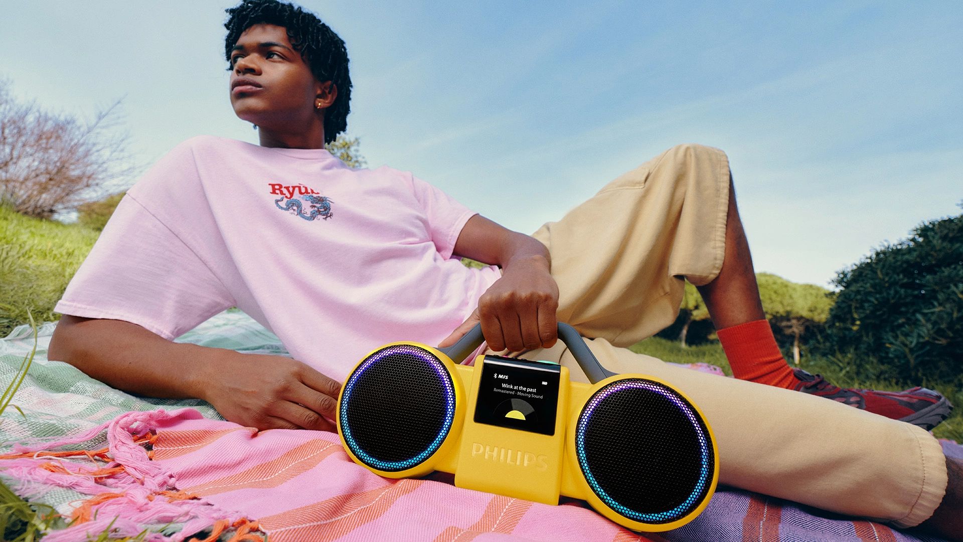 Philips Bets on 1980s Aesthetic for its New Moving Sound Portable Speakers