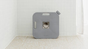 SEVAS Shower Water Catcher is Space-Saving and Convenient Alternative to Buckets