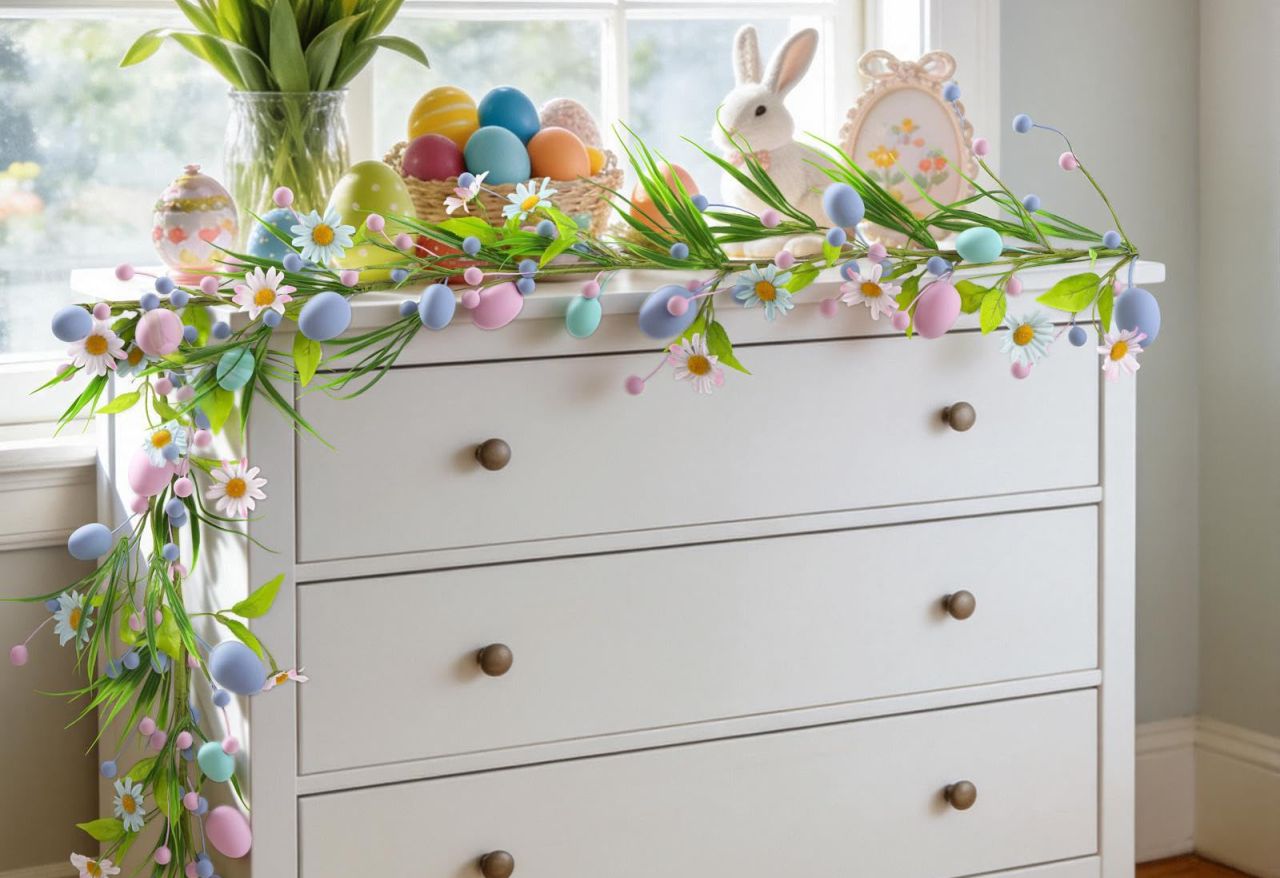 Spring Easter Garland