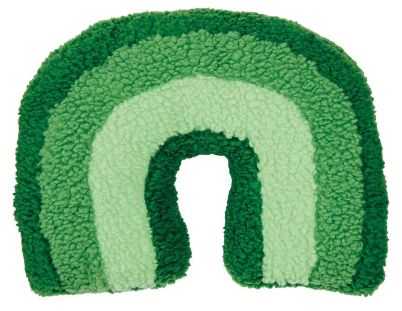 St. Patrick's Day Rainbow-Shaped Decor Pillow