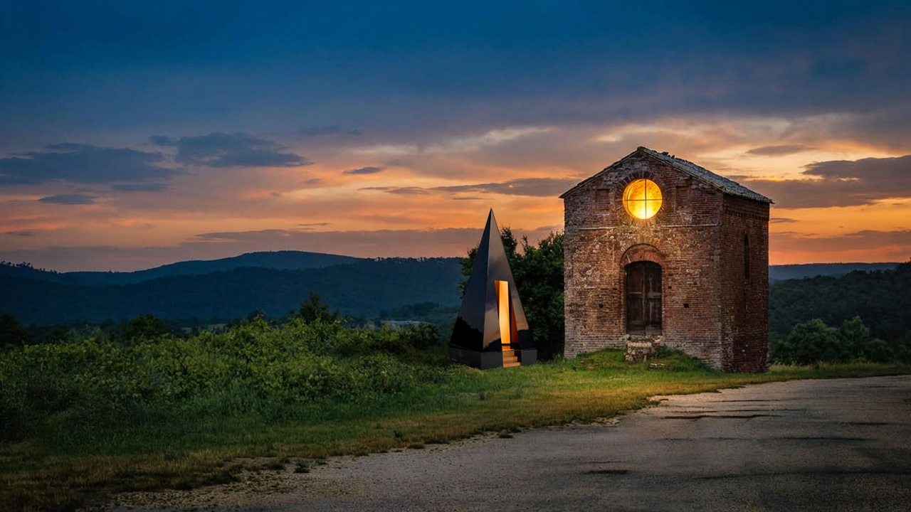 the Klumpen utility core quietly sits beside the building