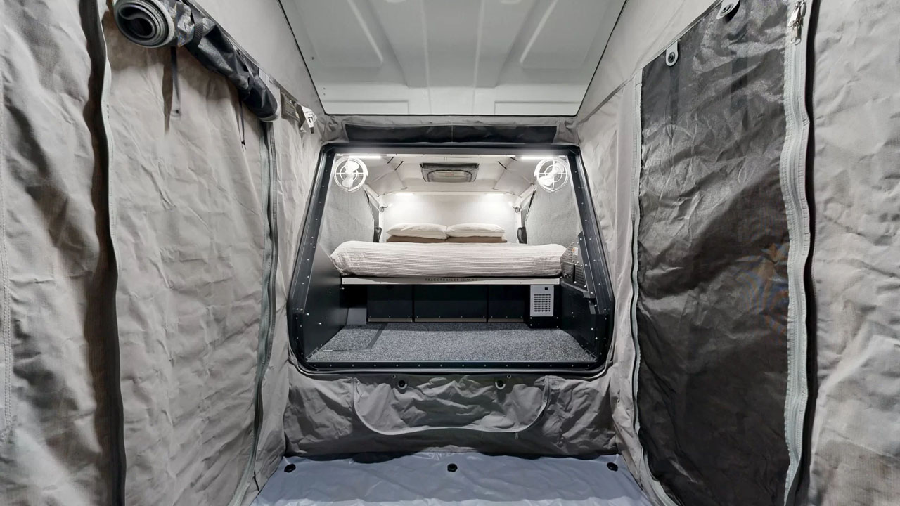 Track Trailer MK6 Tvan Firetail travel Trailer for off-grid living