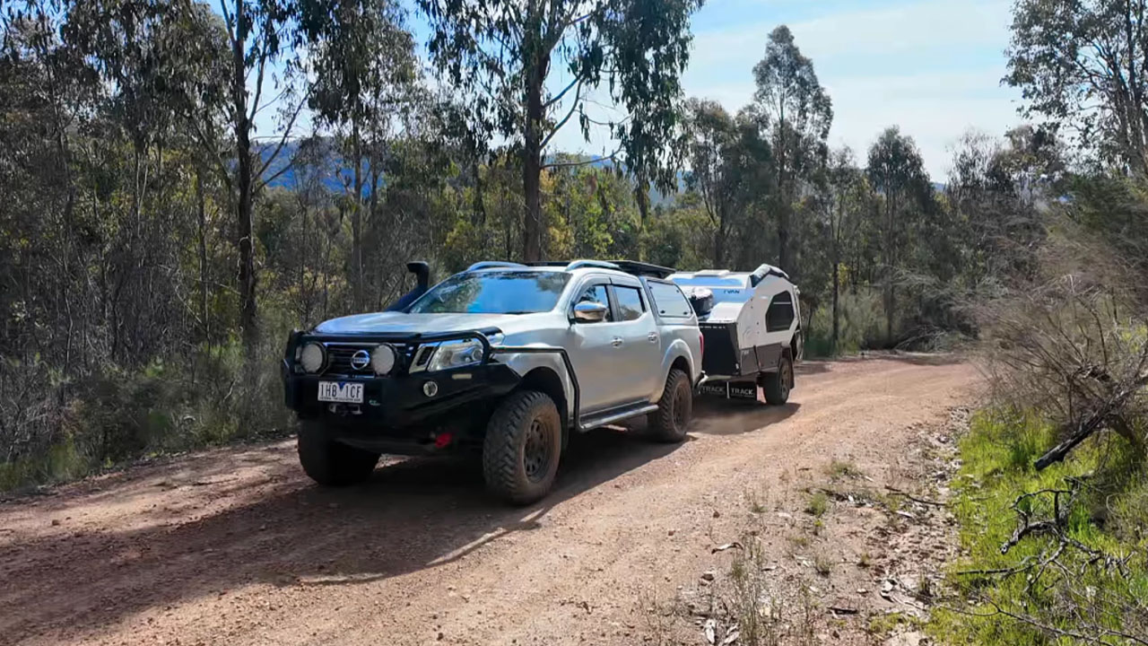 Track Trailer MK6 Tvan Firetail travel Trailer for off-grid living