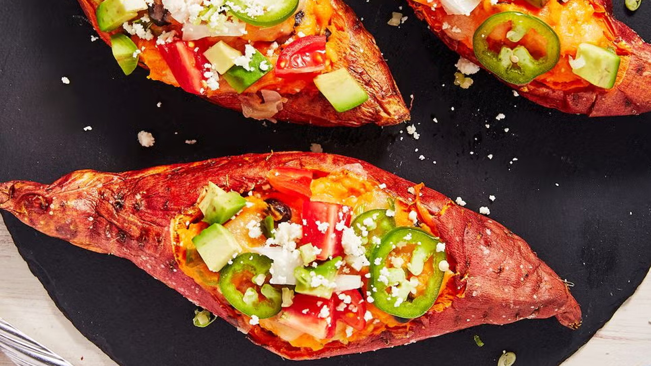 Twice-Baked Sweet Potatoes