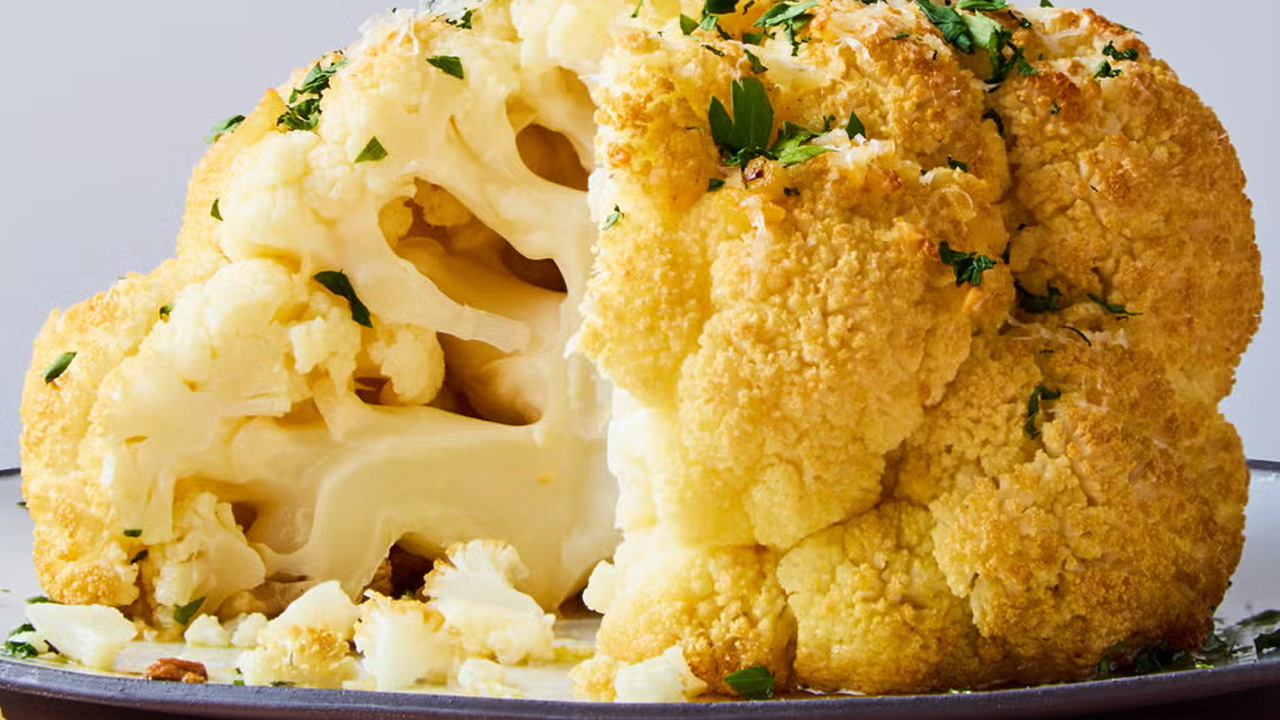 Whole Roasted Cauliflower