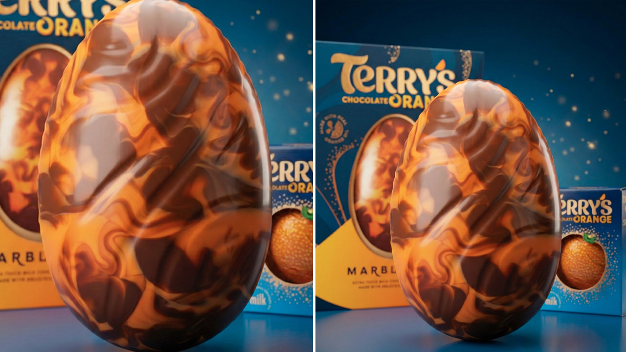 Terry’s Chocolate Orange Marble Easter Egg