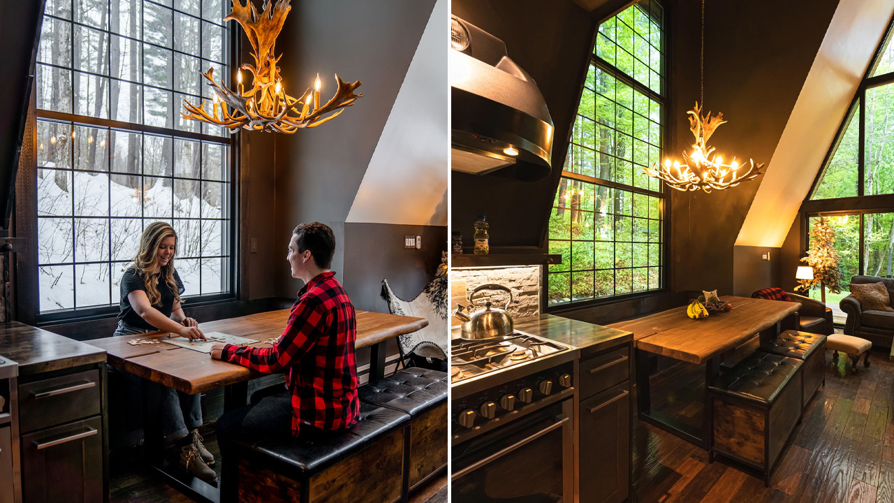 A-Frame Cabin_Dining Table