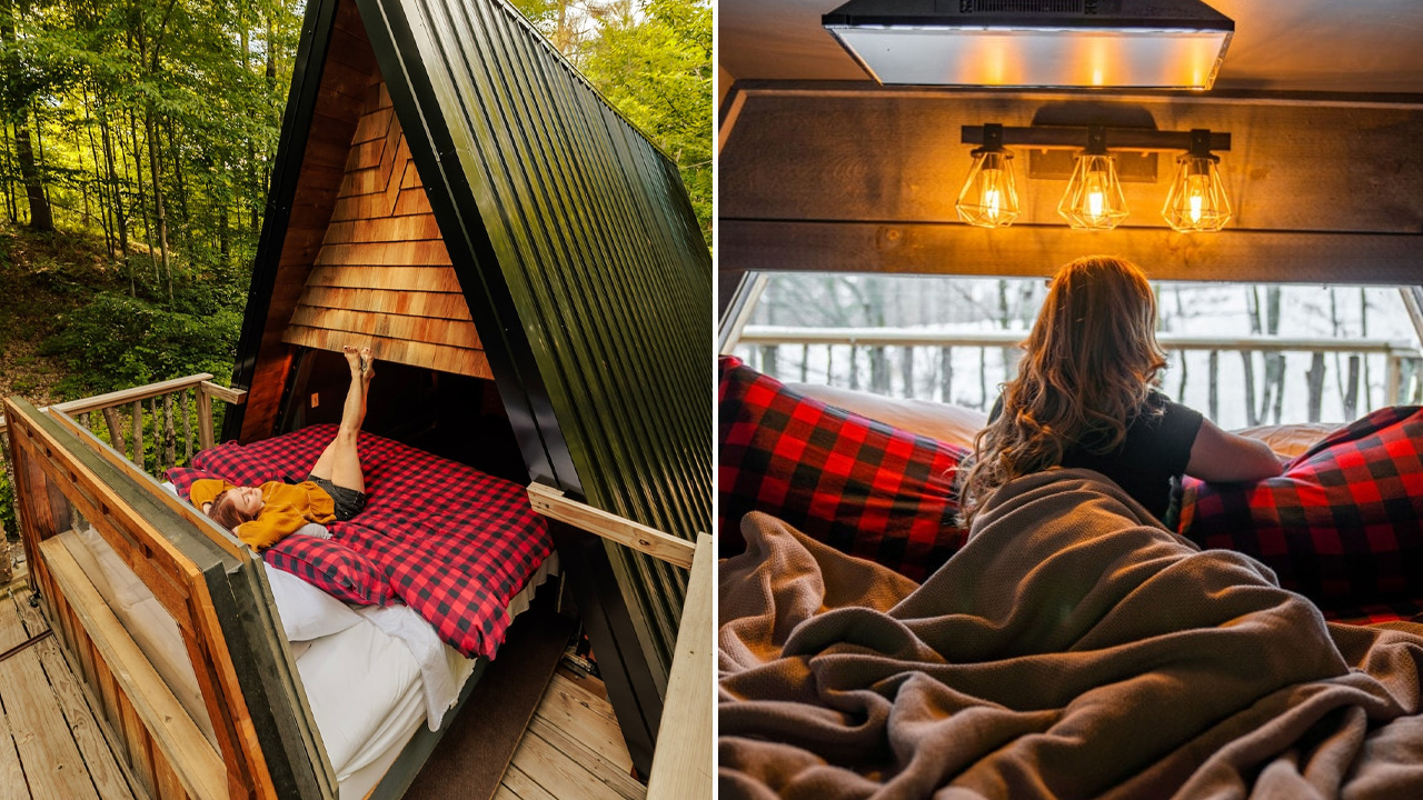 A-Frame Cabin_bedroom